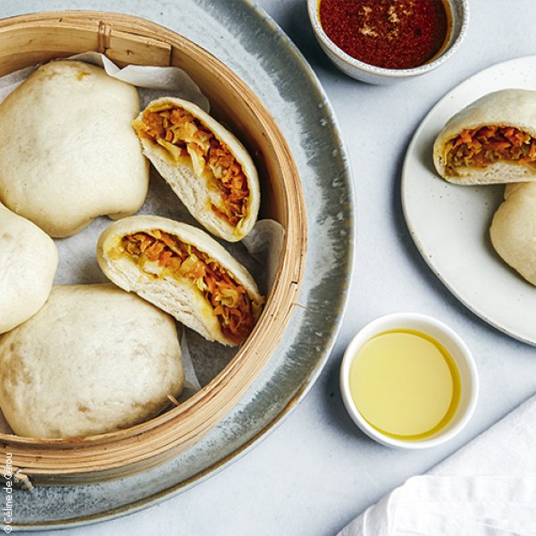 Bao buns végétariens