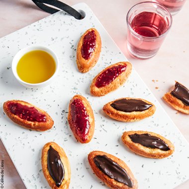 Barquettes aux fruits ou au chocolat