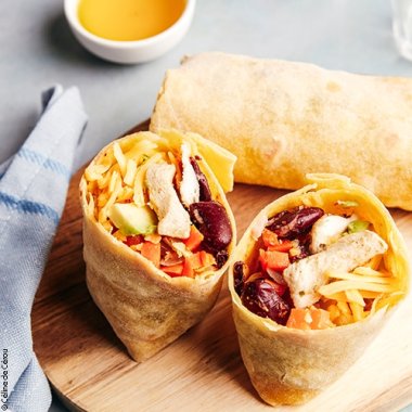 Burrito au poulet