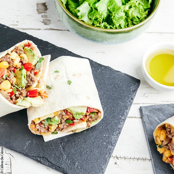 Burritos au bœuf