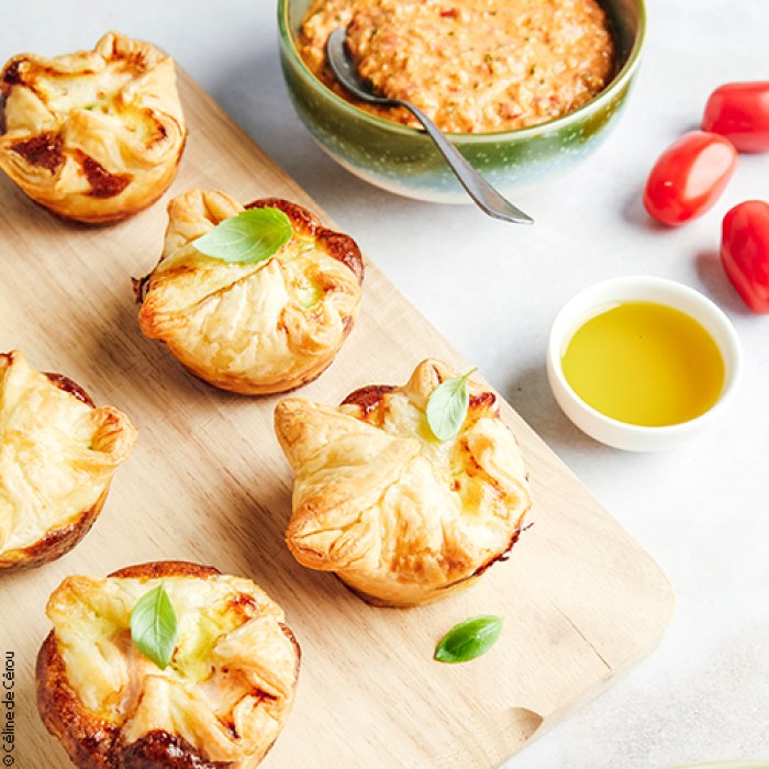 Feuilletés saumon – courgette