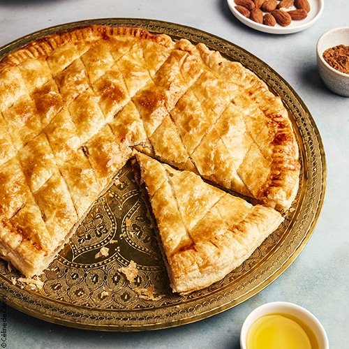 Galette des rois amandes-pain d'épices-huile d'olive