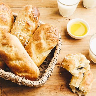 Pain au lait moelleux à l'huile d'olive