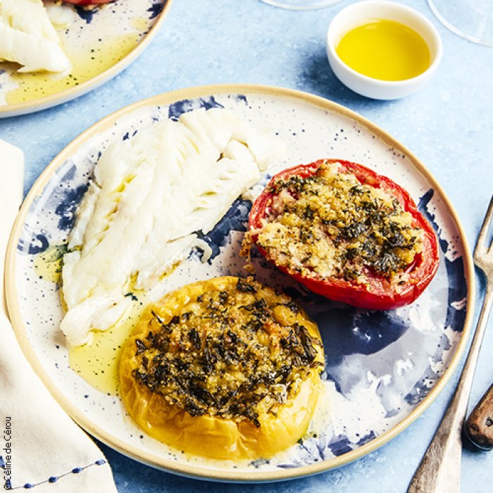 Tomates à la provençale, huile d'olive de Provence AOP