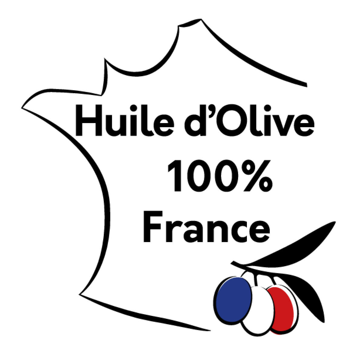 Logo Huile d'olive 100% France