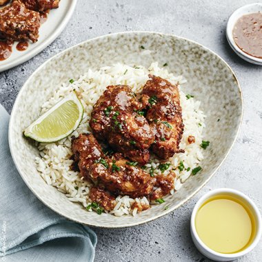 Poulet croustillant coréen à l’huile d’olive