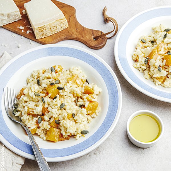 Risotto au potiron et parmesan