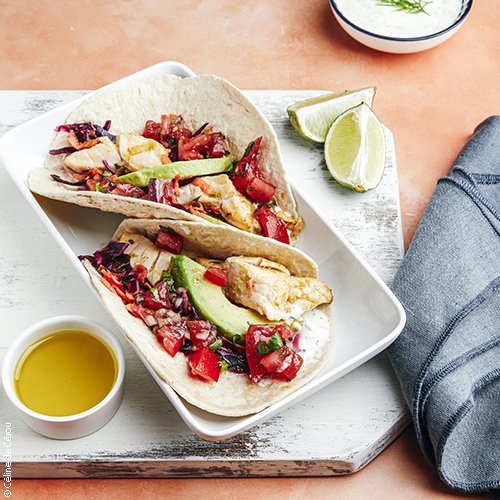Tacos de poisson façon street-food