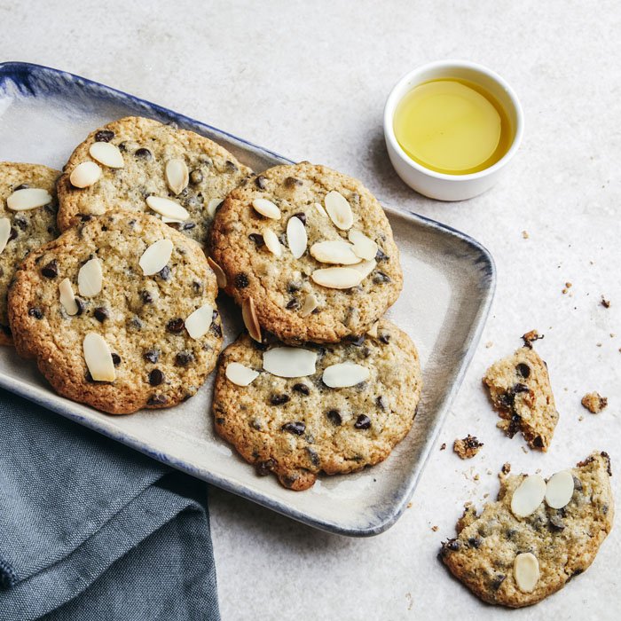 Cookies sans gluten chocolat-huile d’olive