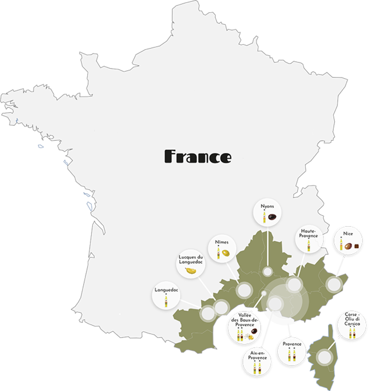 Carte France AOP