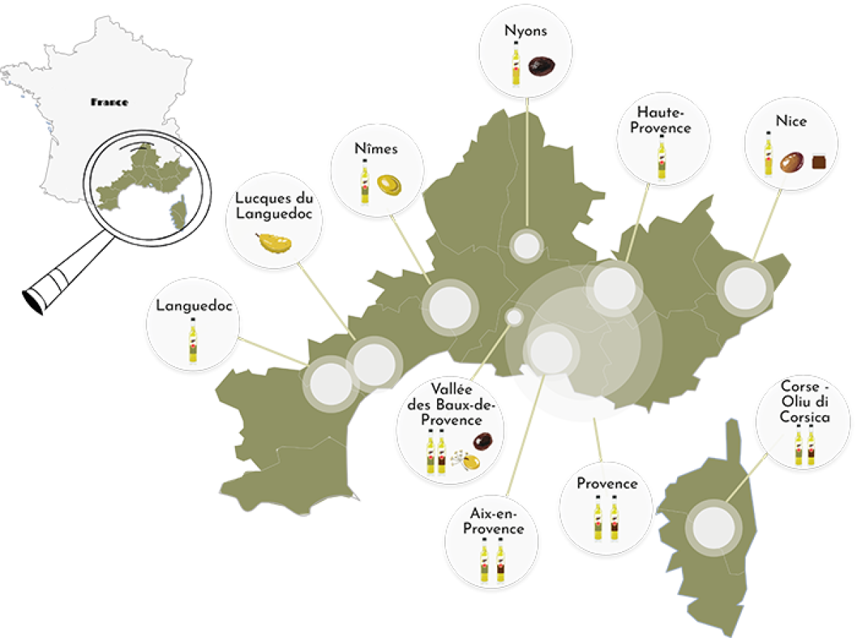 Carte France Zoom