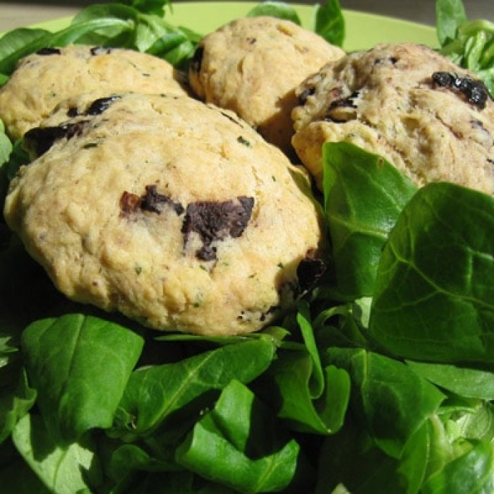 Cookies aux olives noires de Nyons