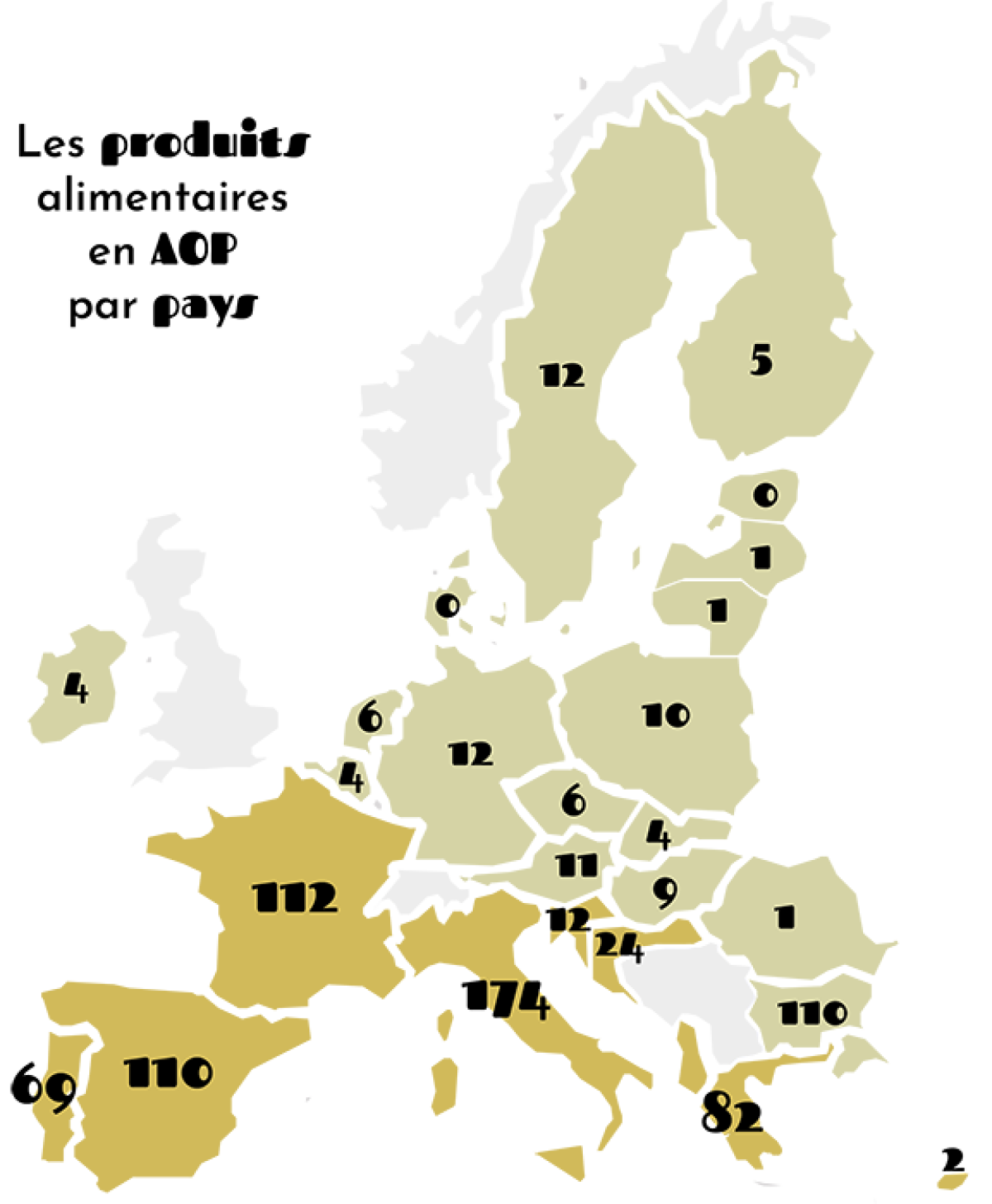 Europe des AOP - produits
