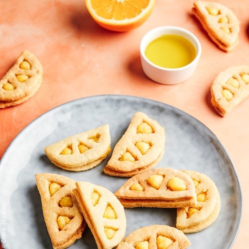 Biscuits oranges