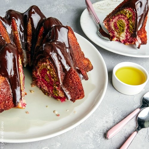 Bundt cake 5 couleurs