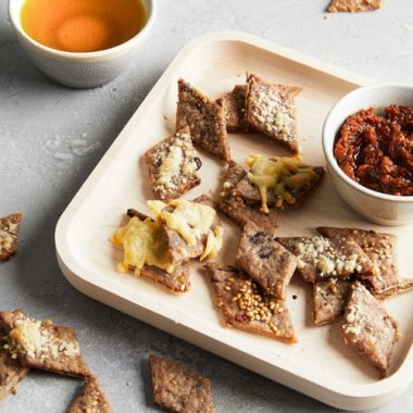 Crackers tapenade et olives