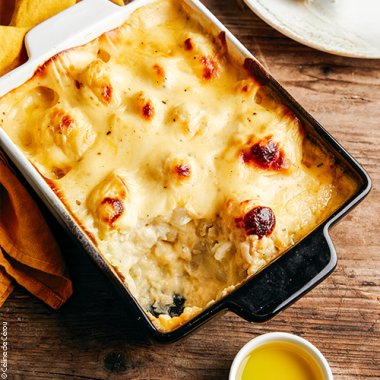 Gratin de chou-fleur au cheddar