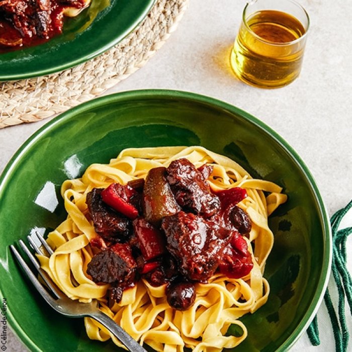 Joue de boeuf à la provençale