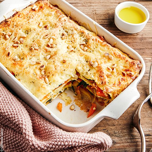 Lasagnes butternut-épinard-ricotta