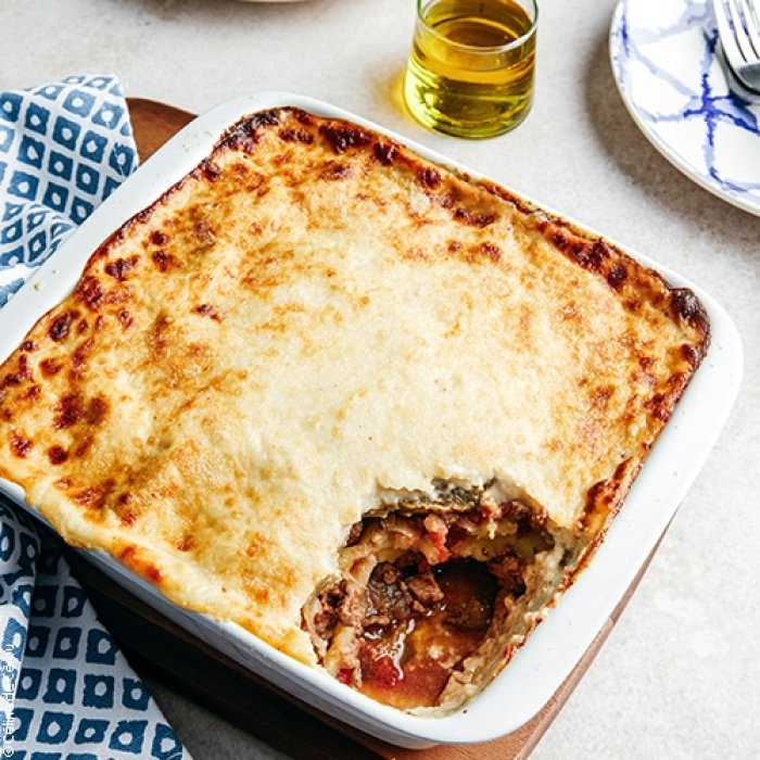 Moussaka agneau-boeuf-olives