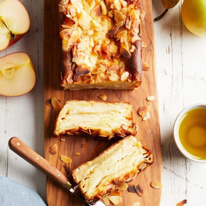 Gâteau invisible pomme-poire