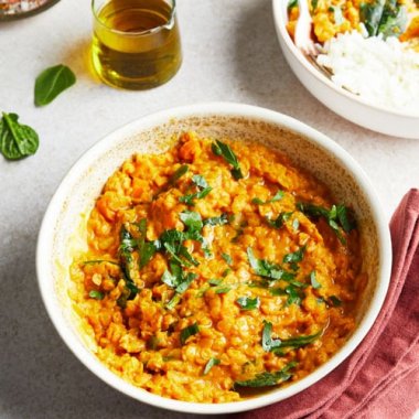 Dahl de lentilles corail