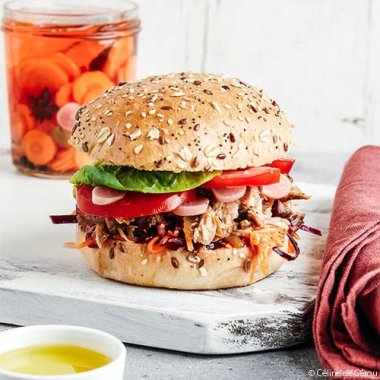 Sandwich au pulled pork