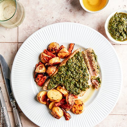 Thon à la chermoula