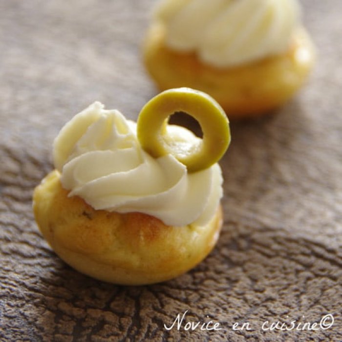 Minis cupcakes à l’huile d’olive et olives vertes