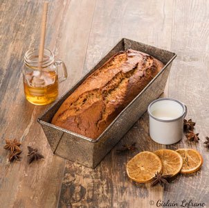 Pain d'épices orange-spéculoos à l'huile d'olive