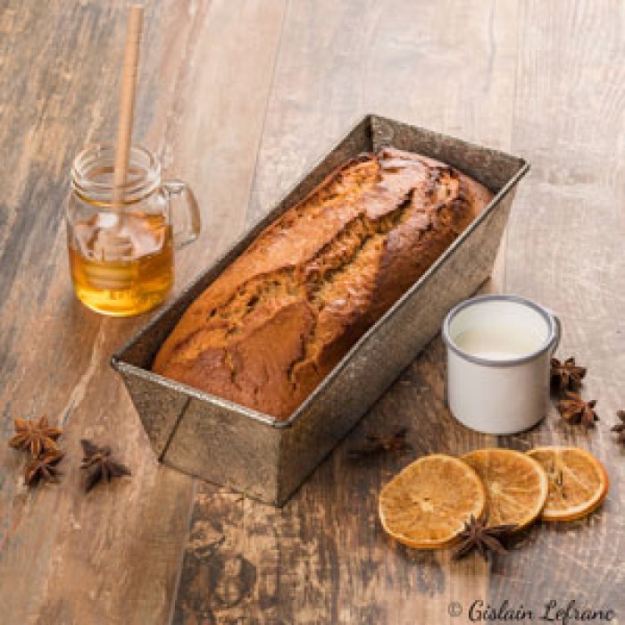 Pain d'épices orange-spéculoos à l'huile d'olive