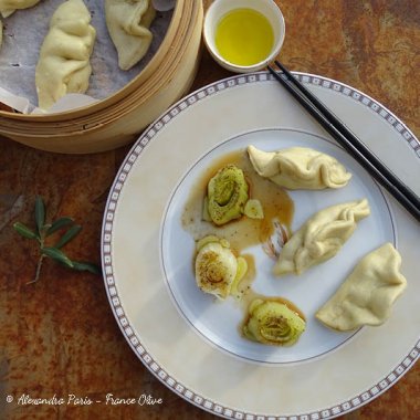 Poireaux vinaigrette revisités à l'huile d'olive