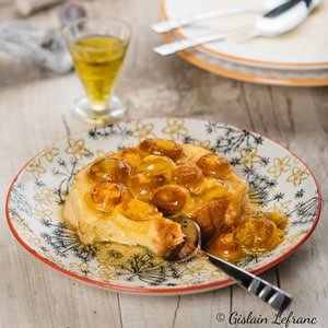Brioche perdue aux mirabelles et à l'huile d'olive