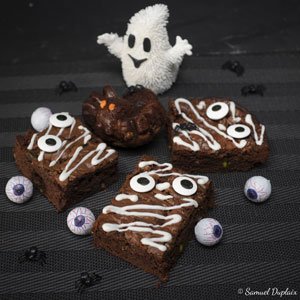 Brownies d'Halloween aux noix