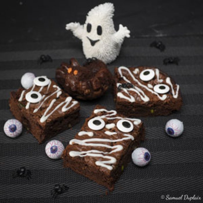 Brownies d'Halloween aux noix