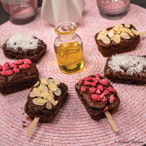 Brownie aux noix, huile d'olive et déclinaisons