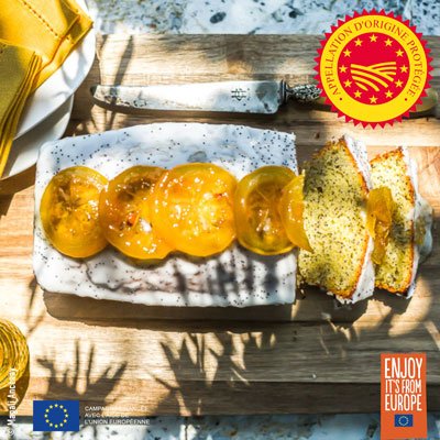 Cake citron pavot à l’huile d’olive de Nice AOP