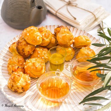 Chouquettes à l'huile d'olive