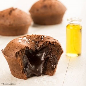 Coeur coulant chocolat-fleur de sel