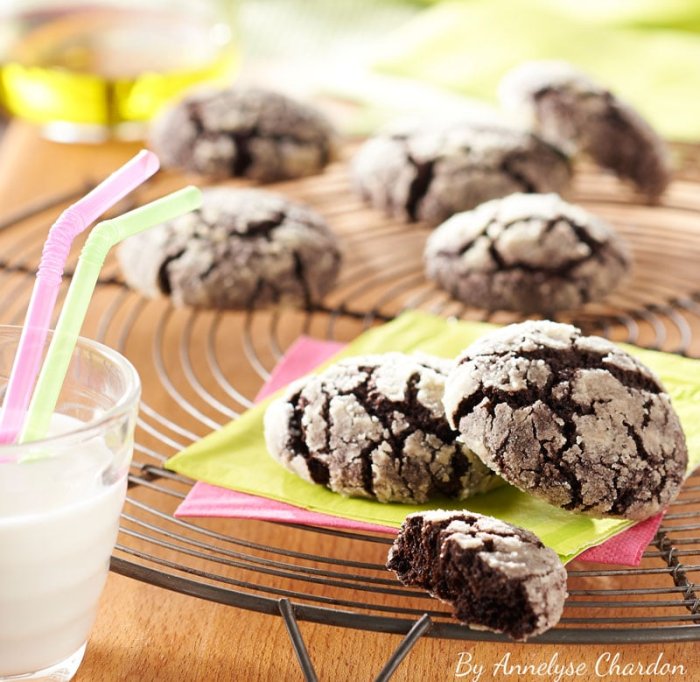 Cookies moelleux au chocolat et huile d’olive
