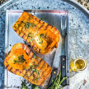 Courge butternut grillée