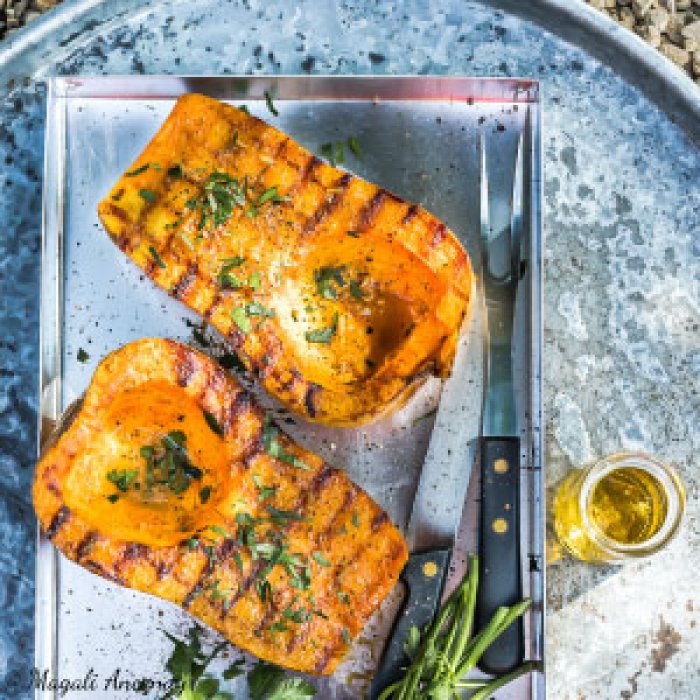 Courge butternut grillée