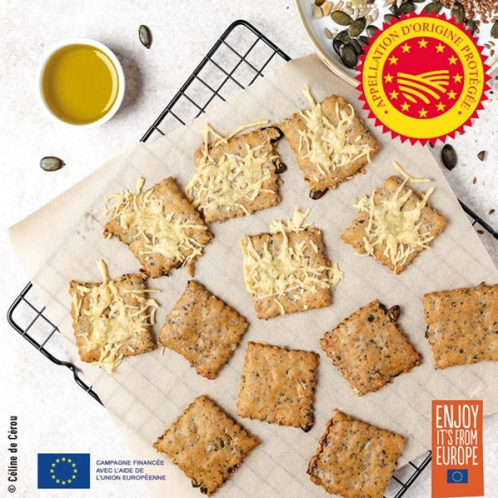 Crackers huile d’olive / graines