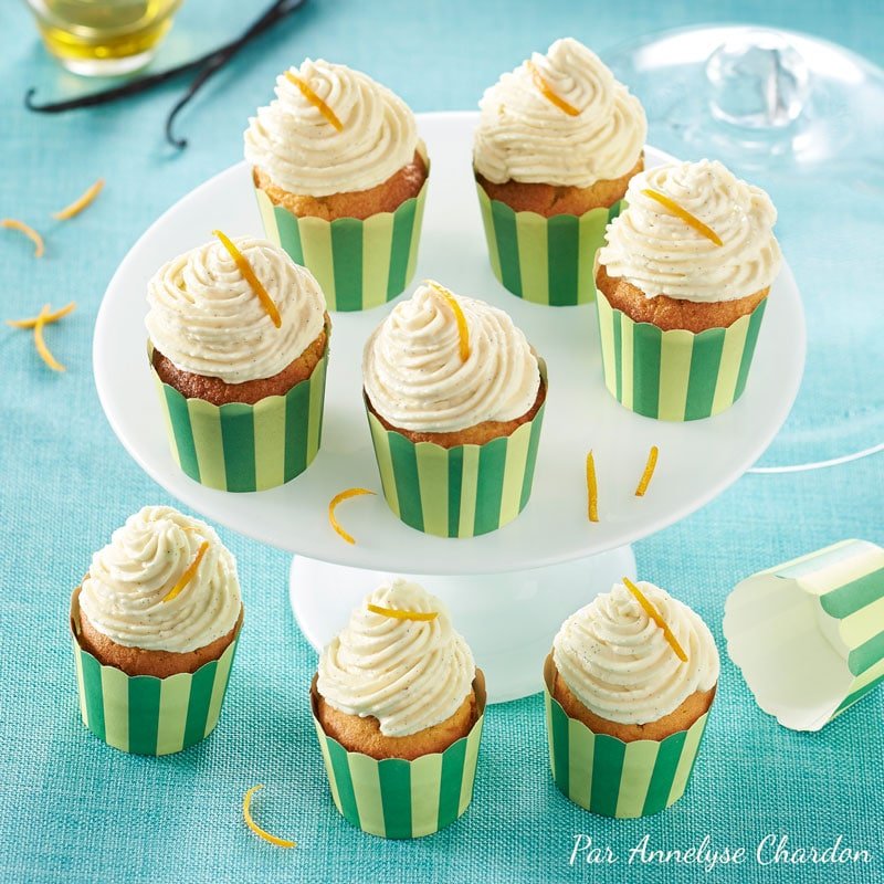 Cupcakes orange et huile d’olive