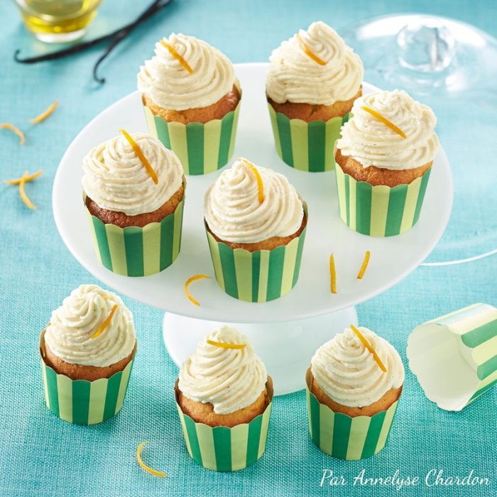 Cupcakes orange et huile d’olive