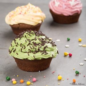 Cupcake chocolat - pistache - huile d'olive