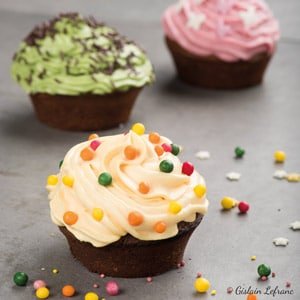 Cupcake chocolat - passion à l'huile d'olive