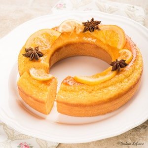 Gâteau orange-bergamote à l'huile d'olive