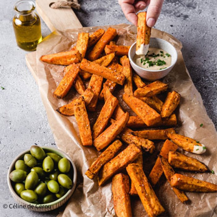 Frites de patates douces