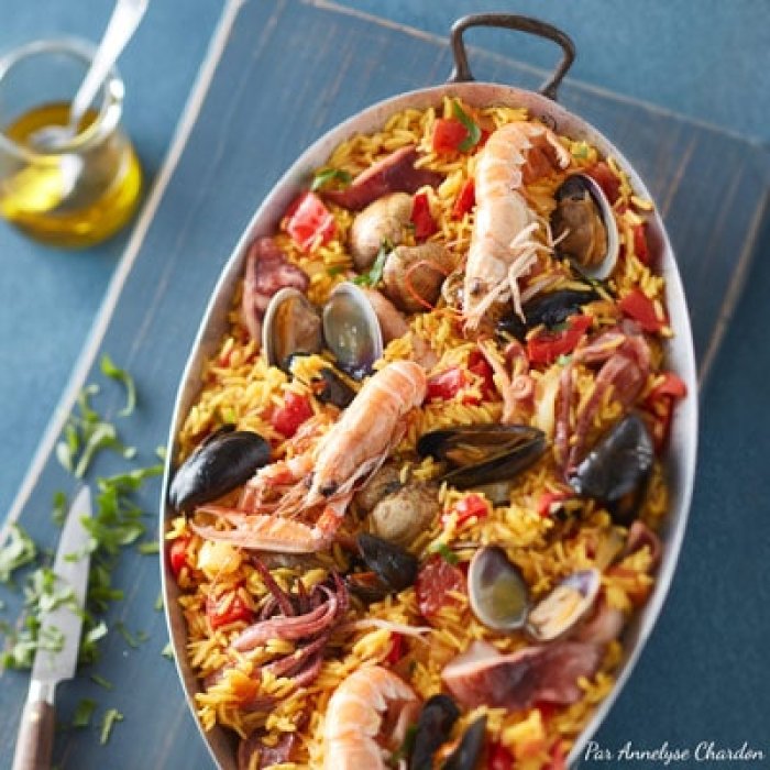 Fruits de mer façon paella